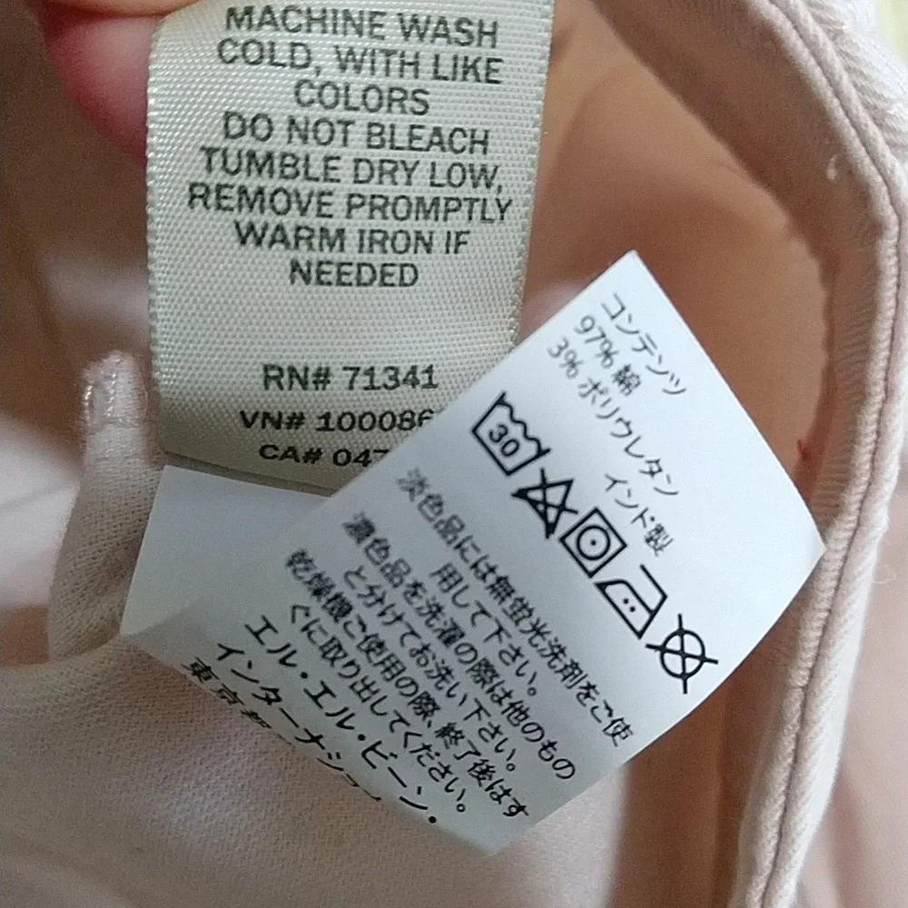 L.L.Bean Light Pink Favorite Fit Pants - Picture 6 of 12